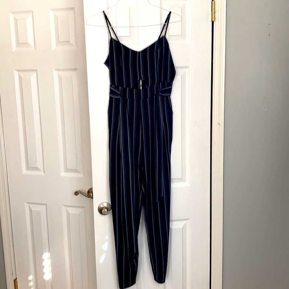 Leith green and black jumpsuit: Size Small